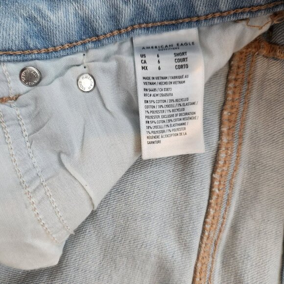 American Eagle Outfitters Light Blue Flare Jeans - Picture 9 of 10